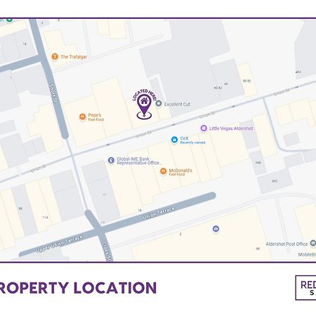 Brand New, 2 Bed 1 Bath, Modern Town Center Apartment, Free Wifi & Netflix By Redwood Stays Aldershot Luaran gambar
